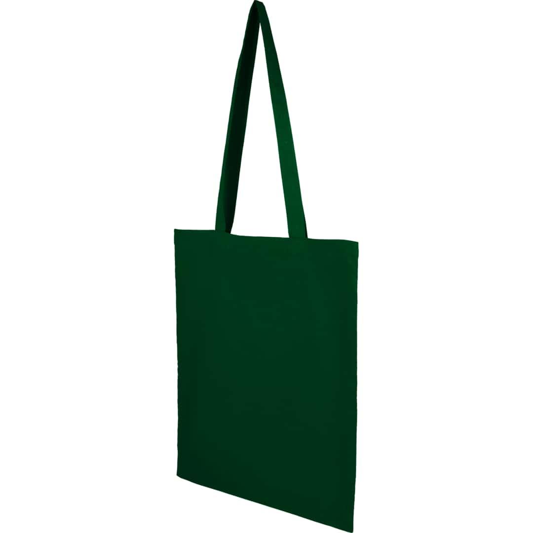 Carolina organic 4oz cotton tote Green front
