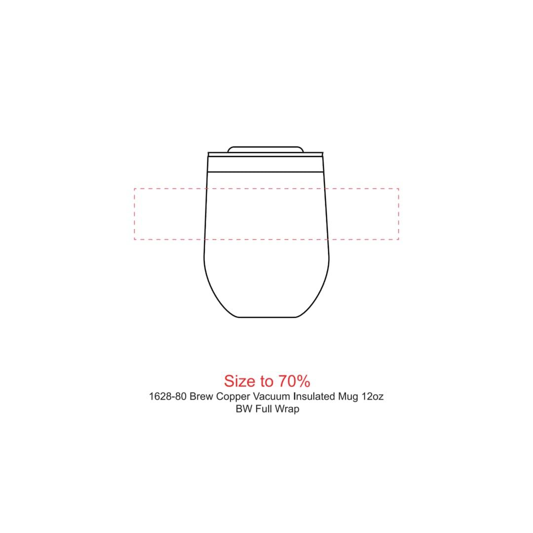 Brew copper vacuum insulated mug 12oz Black miniatura 8
