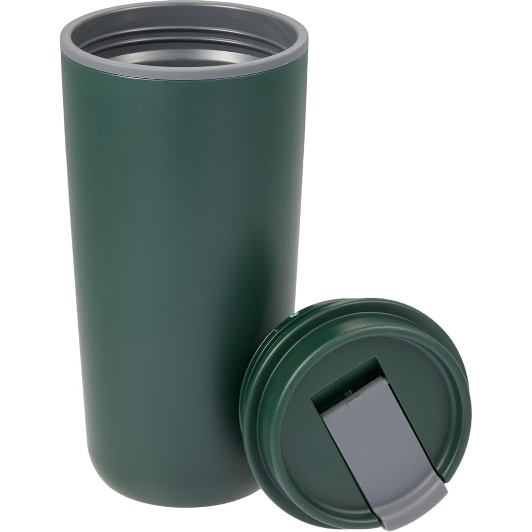 Cooper rpp double wall tumbler w/ flap lid 16oz Black miniatura 12