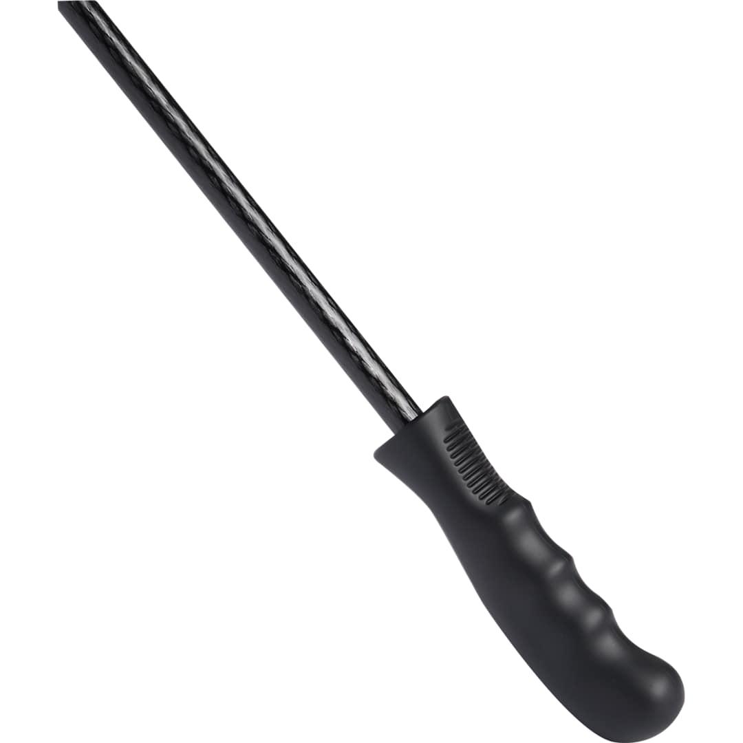 62 Rpet golf umbrella w/ reflective trim Black miniatura 30