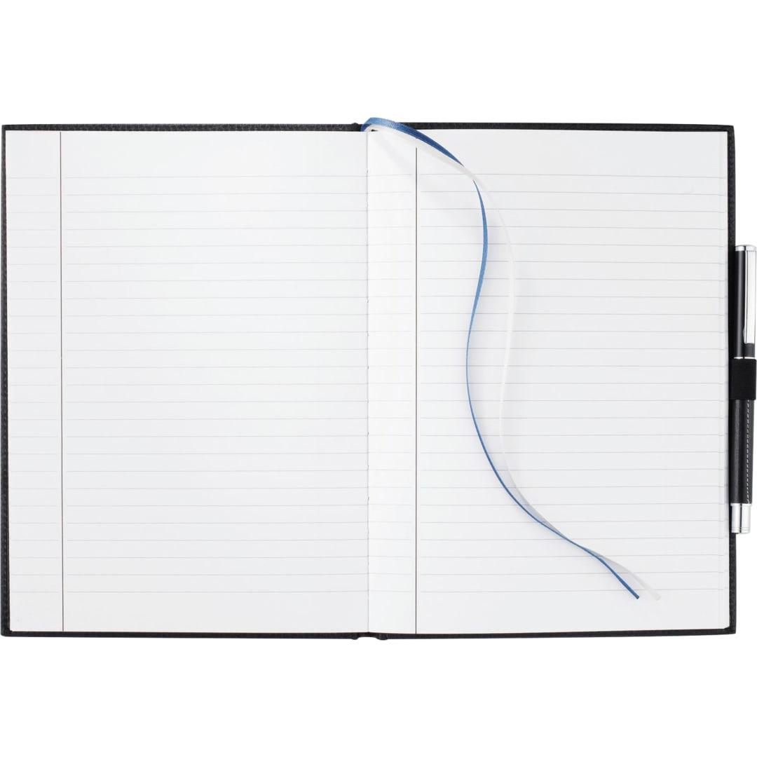 Fsc® mix 7 x 10 vicenza large bound journal Black front