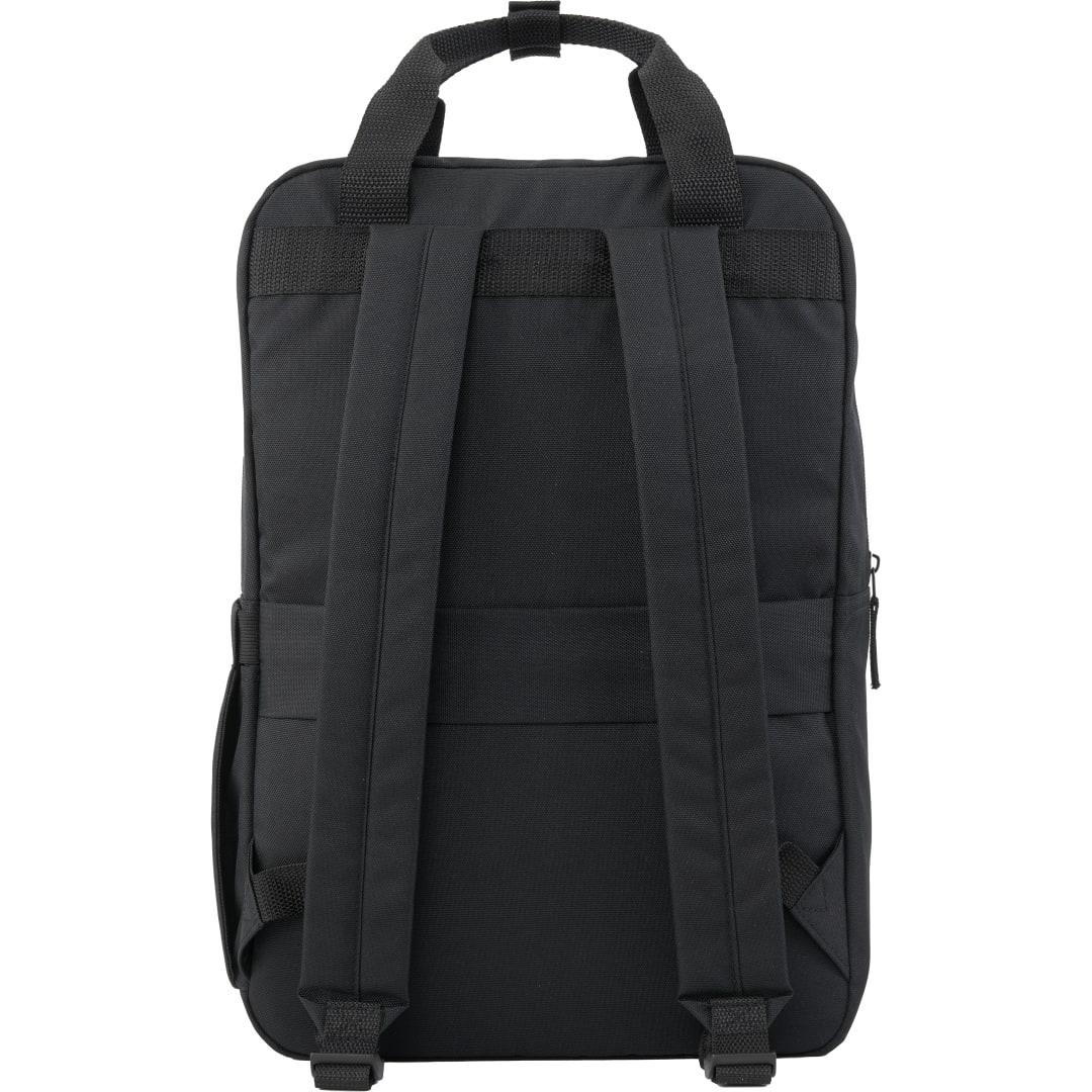 Fife recycled 15 laptop backpack Grey front