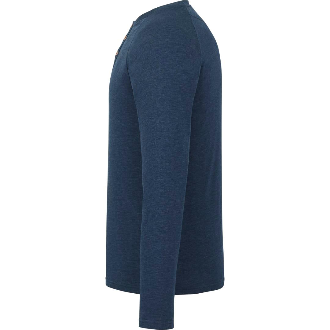 Tentree treeblend classic henley longsleeve - mens Turquoise miniatura 4