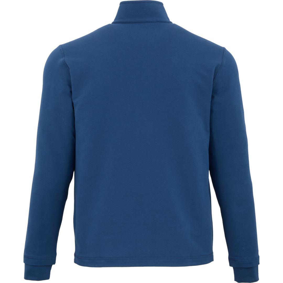 Lyon eco stretch knit full zip - mens Blue front