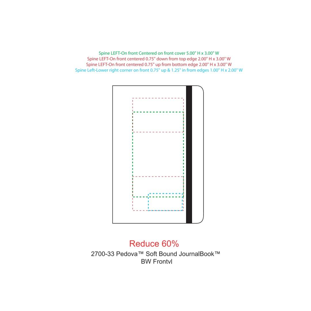 Fsc® mix pedova™ soft bound journal Black miniatura 13