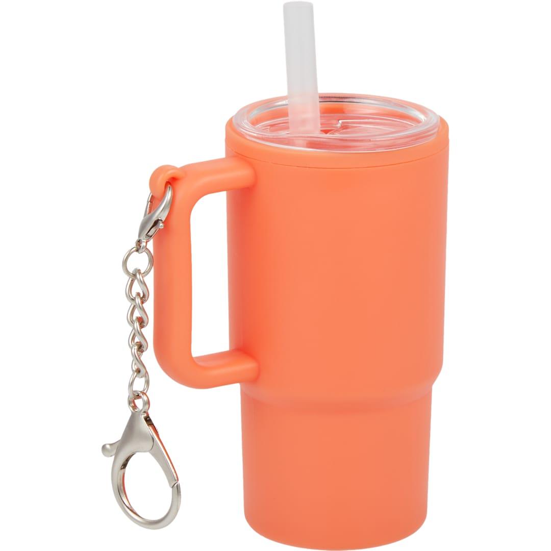 Shot glass tumbler w/ keychain 4oz Black miniatura 35