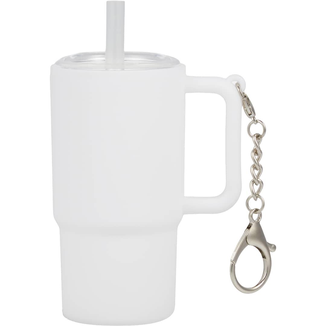 Shot glass tumbler w/ keychain 4oz Black miniatura 65