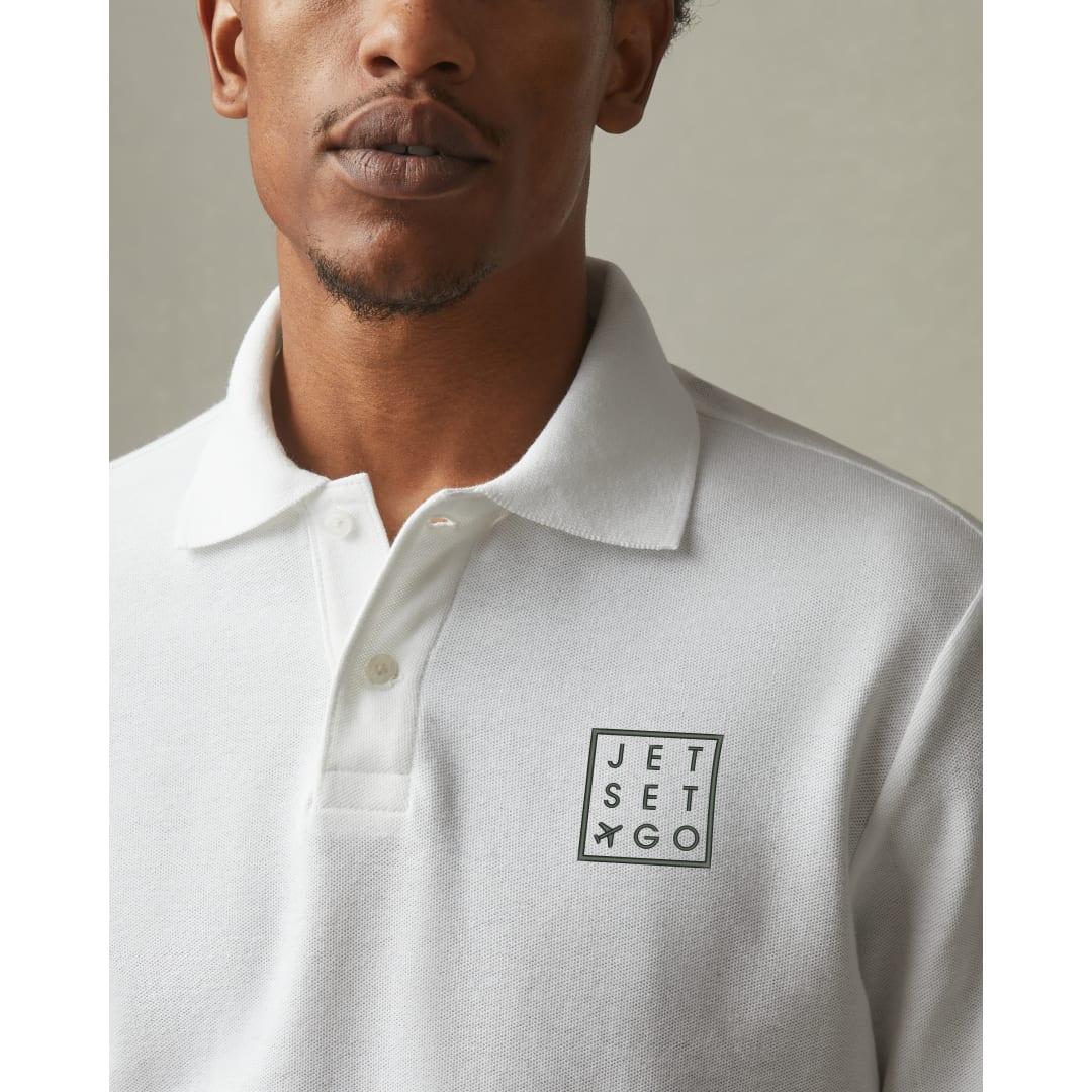 American giant cotton pique polo - mens White miniatura 11