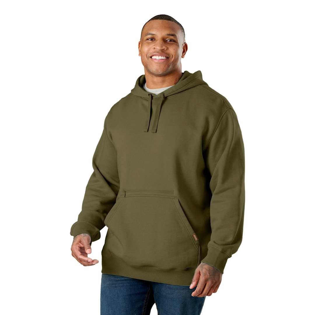 Berne heritage zippered pocket hooded sweatshirt - mens Black miniatura 6