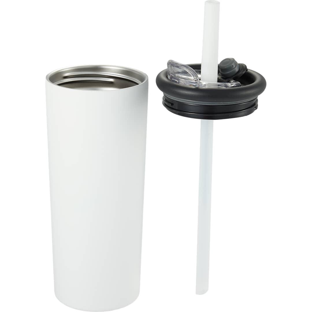 Kyser recycled vacuum tumbler w/ straw 20oz Black miniatura 40