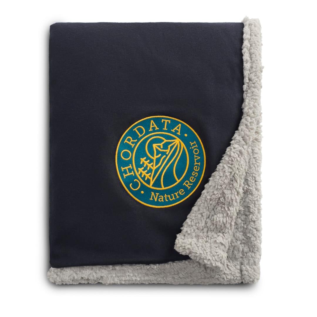 Field & co.® oversized wool sherpa blanket Dark Gray miniatura 25