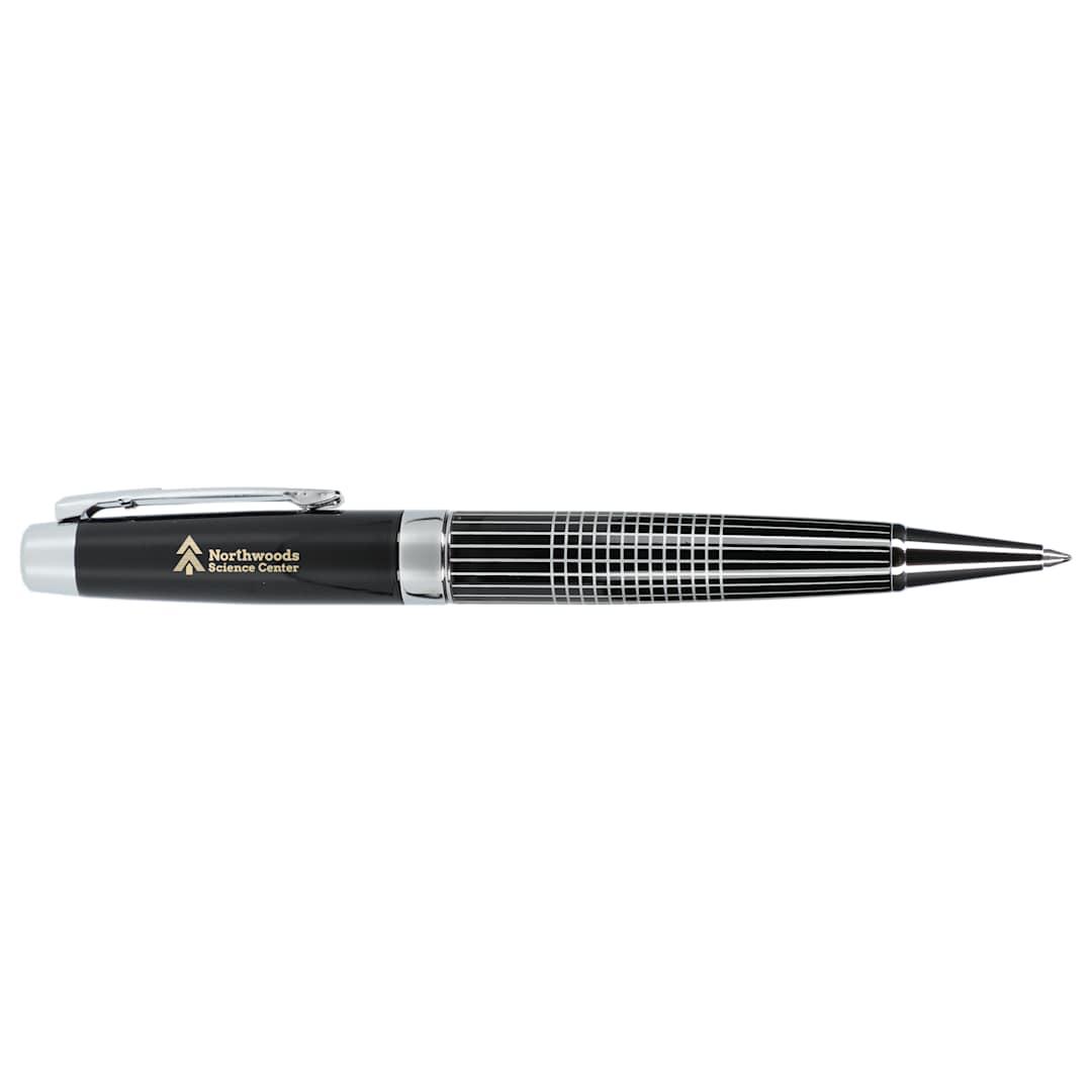 Newton recycled brass gel rollerball Black miniatura 11
