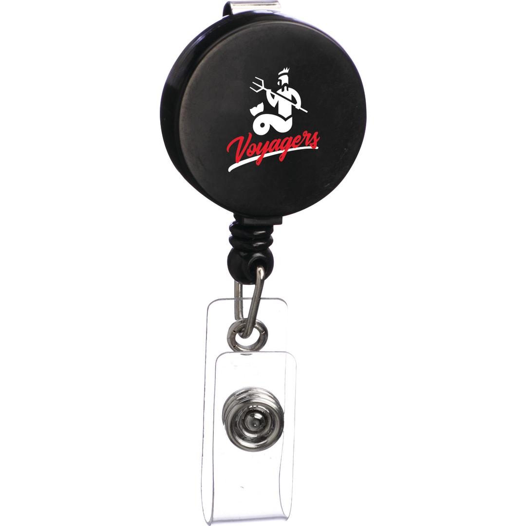 Round badge holder White miniatura 4