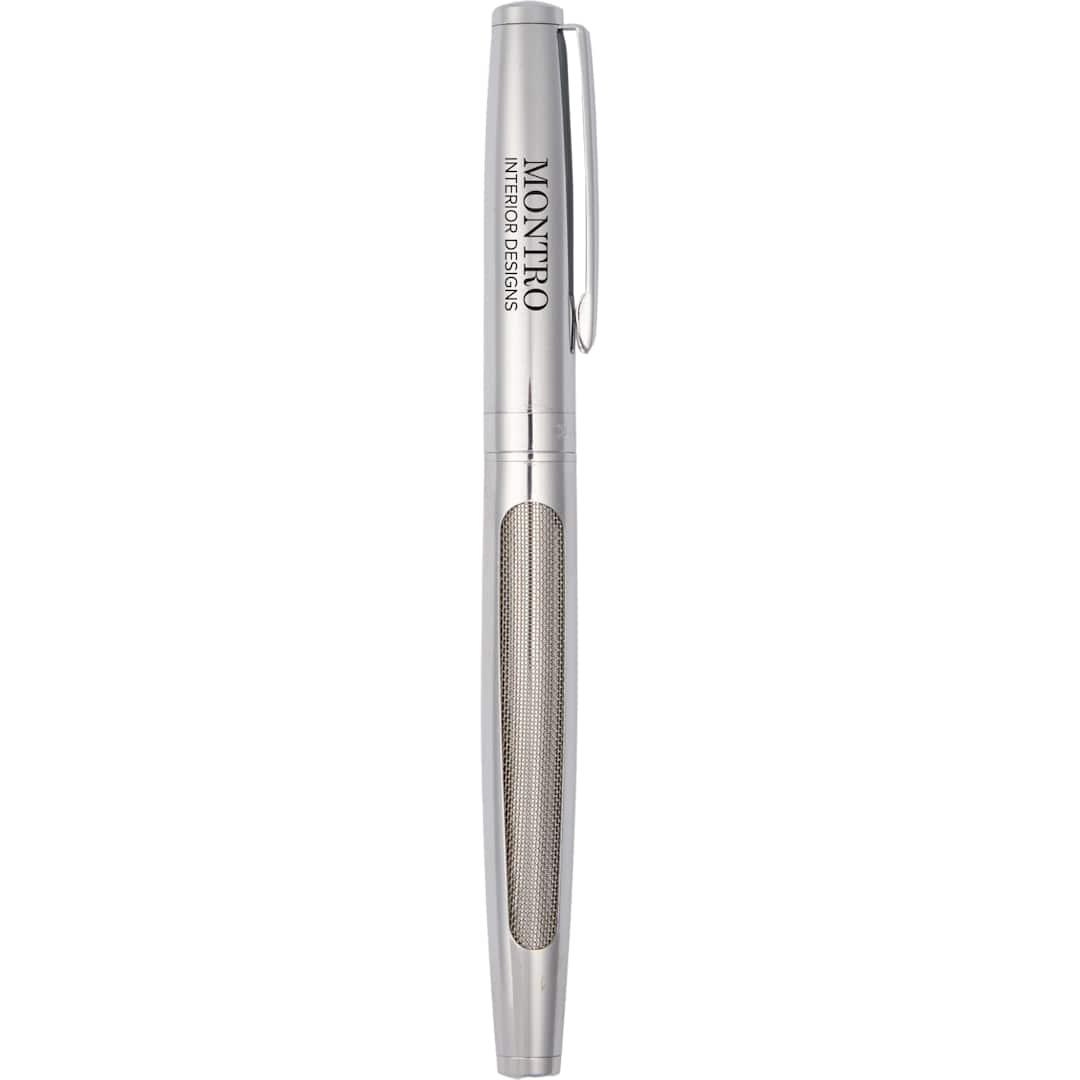 Luxe recycled stainless steel roller ball Black miniatura 10