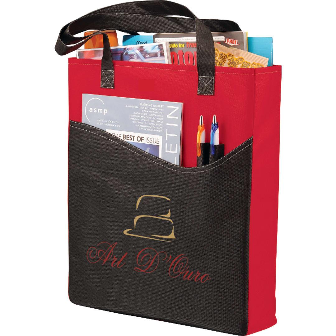 Rivers pocket non-woven convention tote Green miniatura 29