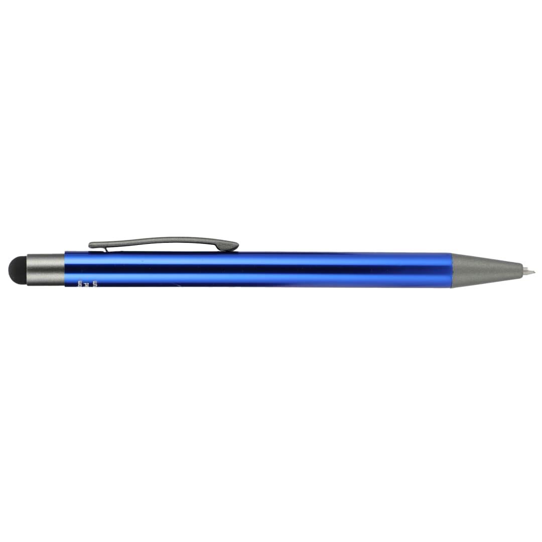 Recycled aluminum gel ballpoint stylus Black miniatura 7