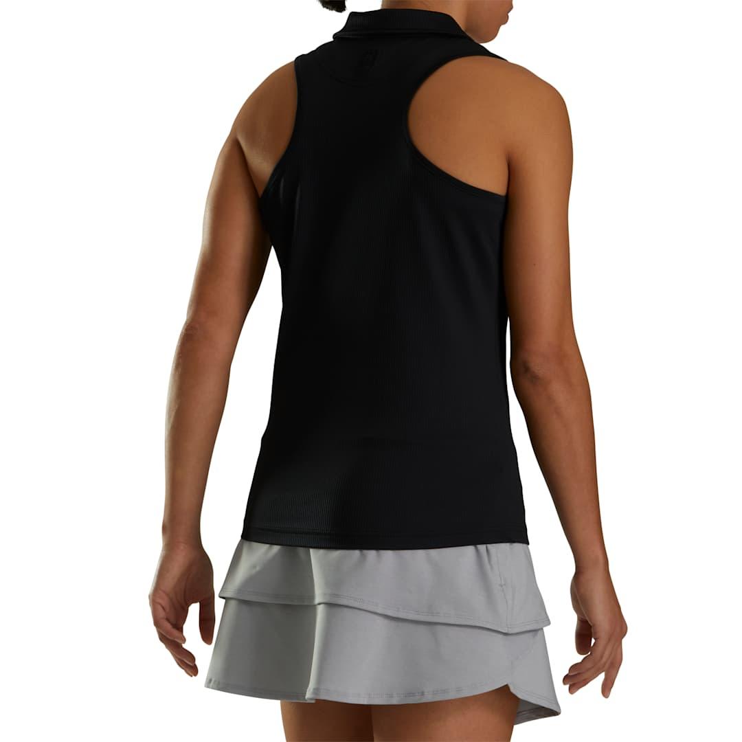 Footjoy womens racerback tank polo White miniatura 11