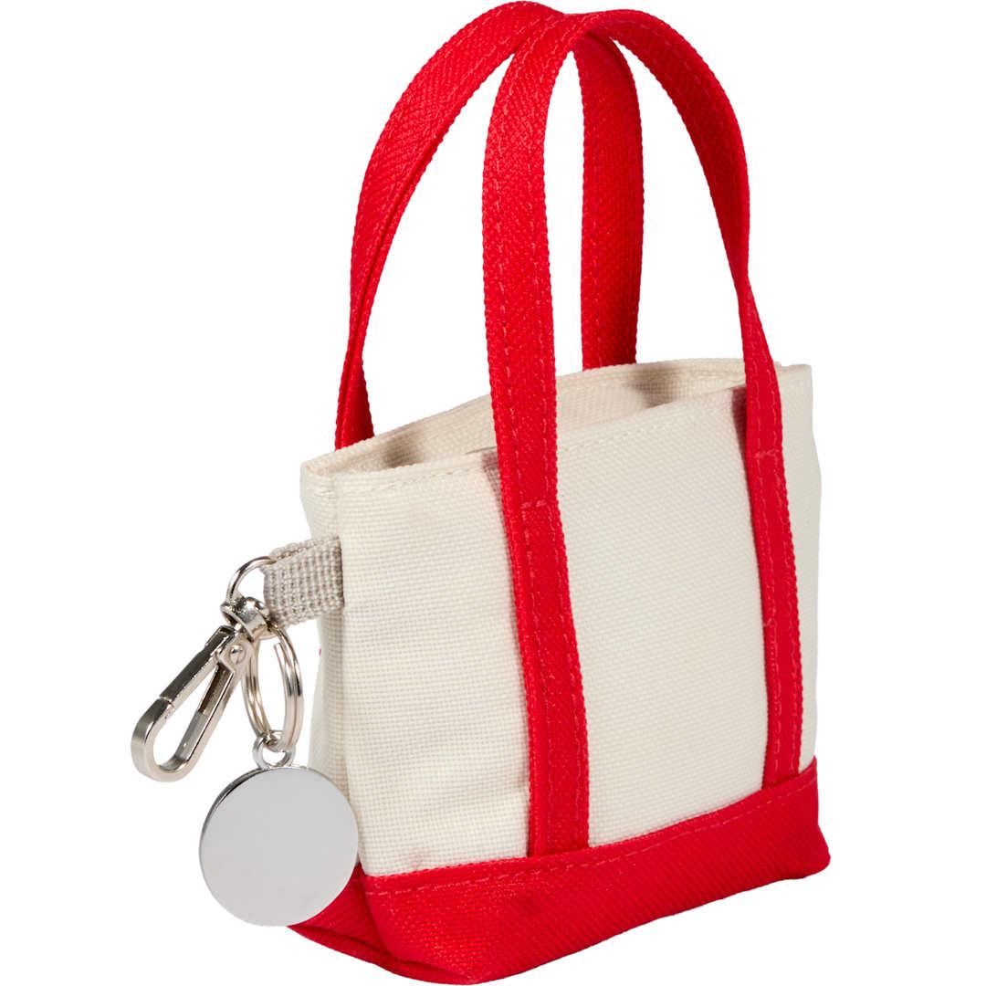 Mini tote bag charm Black miniatura 34
