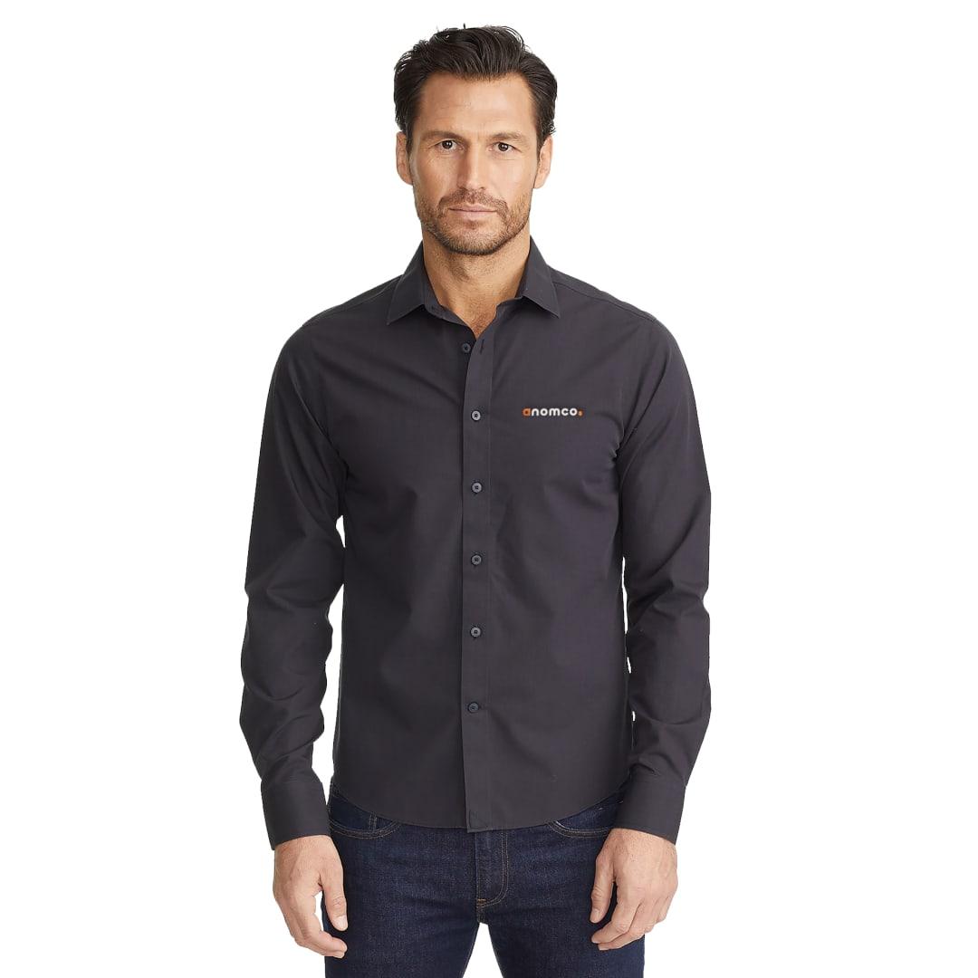Untuckit black stone wf ls slim fit shirt-mens Black miniatura 6