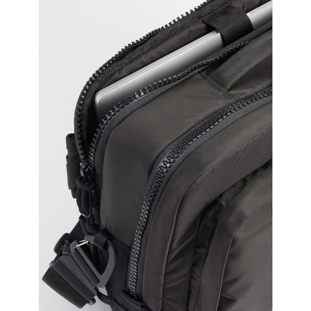 Topo recycled global briefcase Black miniatura 6