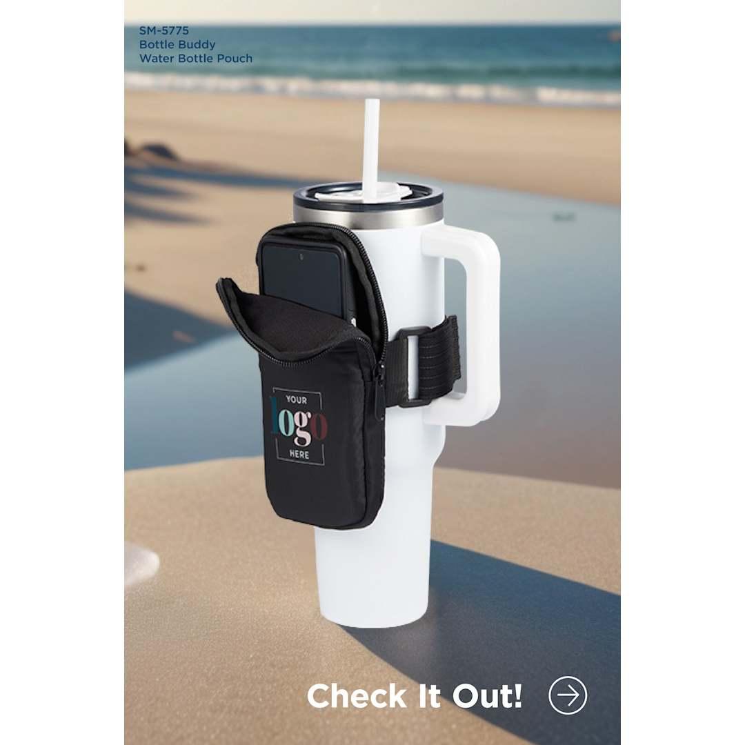 Bottle buddy water bottle pouch Black miniatura 5