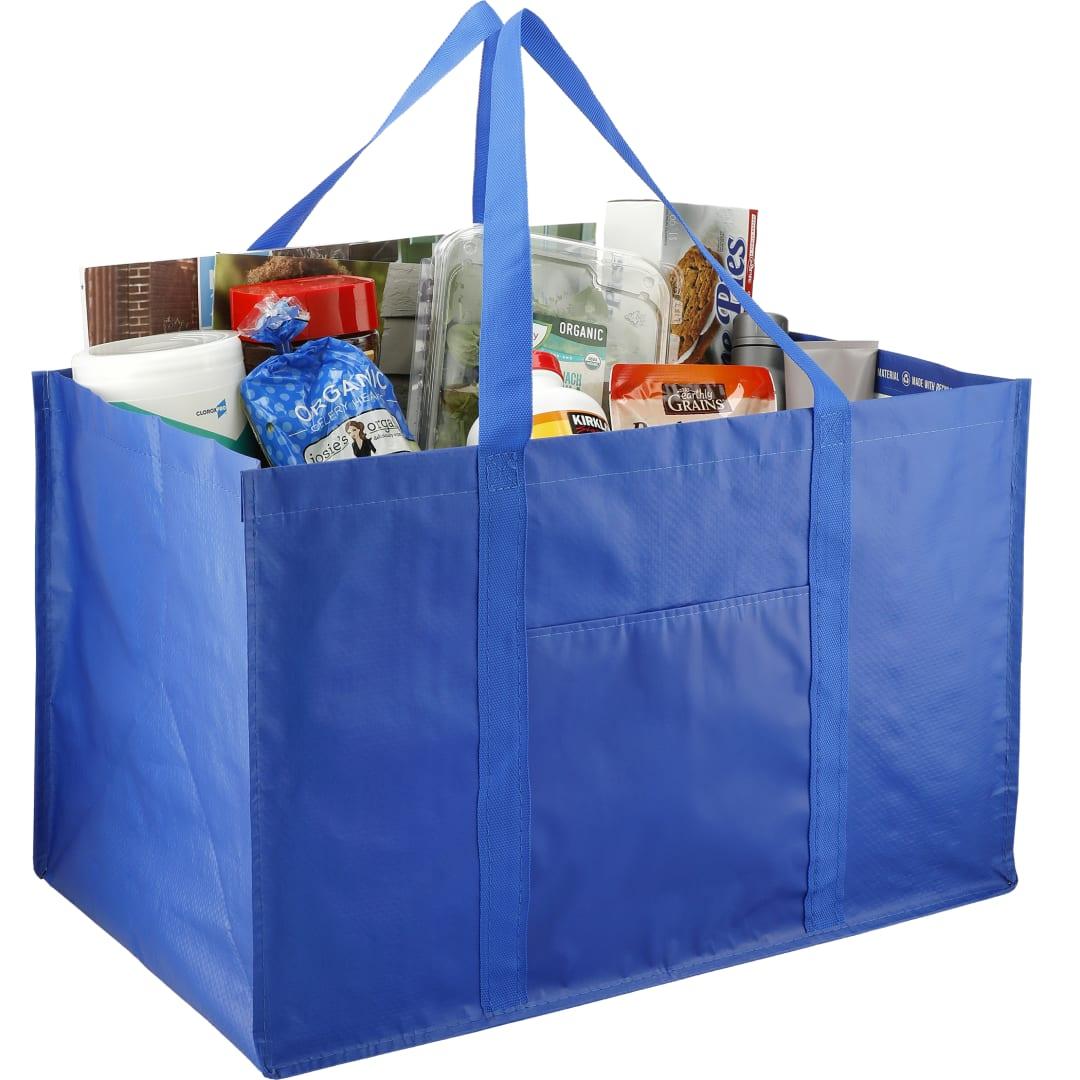Recycled woven utility tote Royal miniatura 8