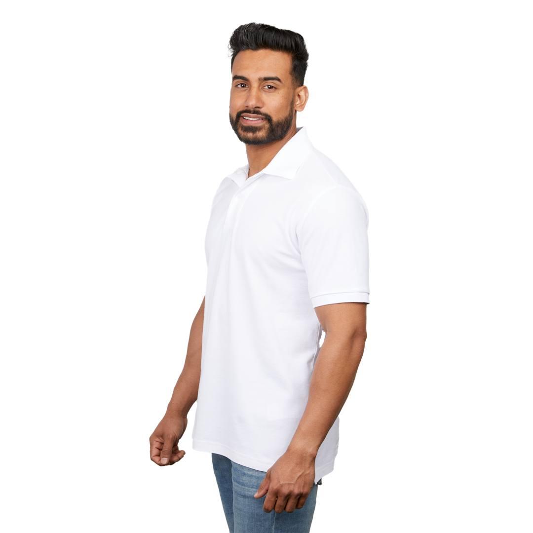 Palo short sleeve 100% cotton pique polo - mens White miniatura 6