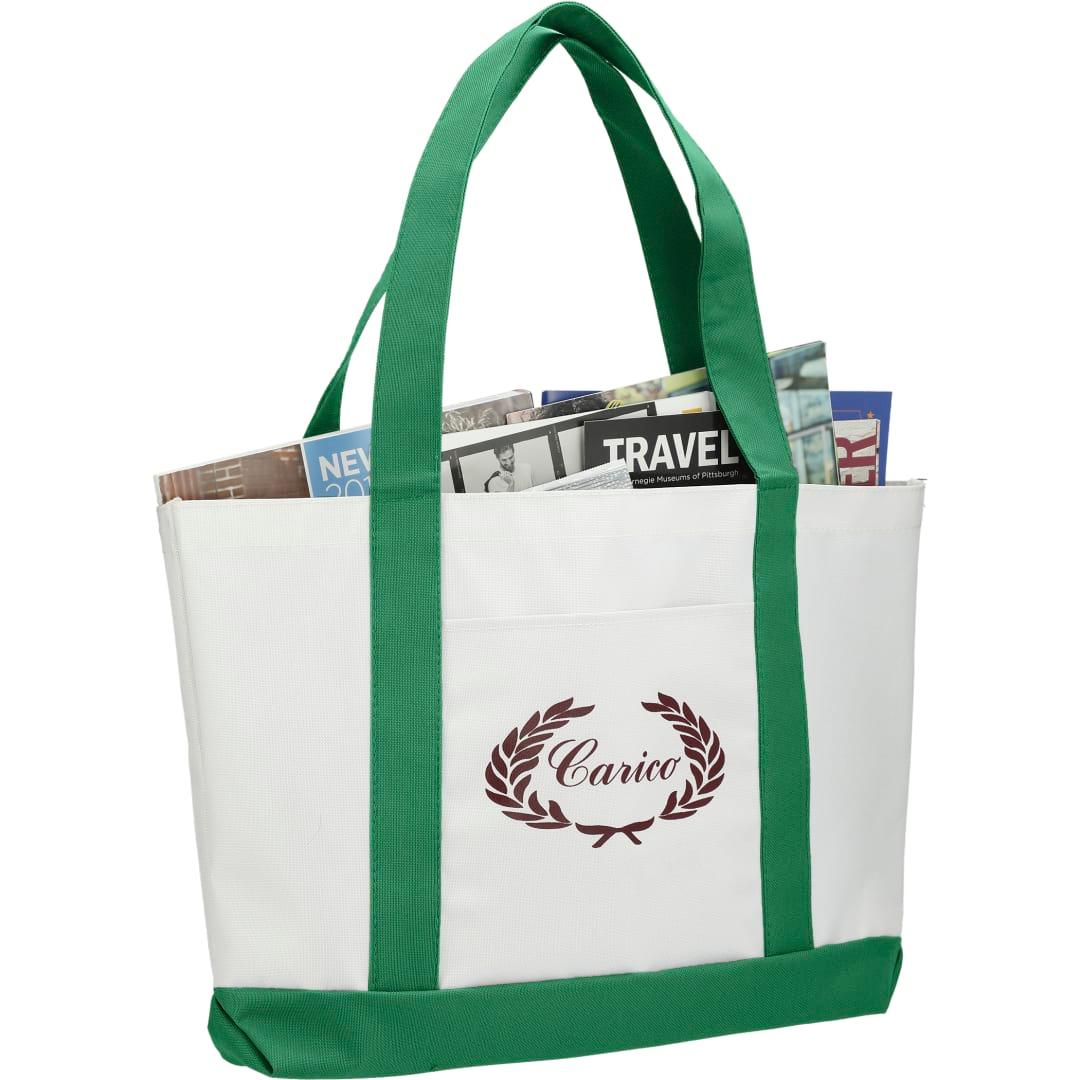 Large canvas tote bag White miniatura 5
