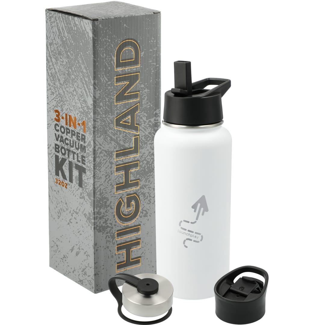 Highland 3-in-1 copper vacuum bottle kit 32oz White miniatura 25