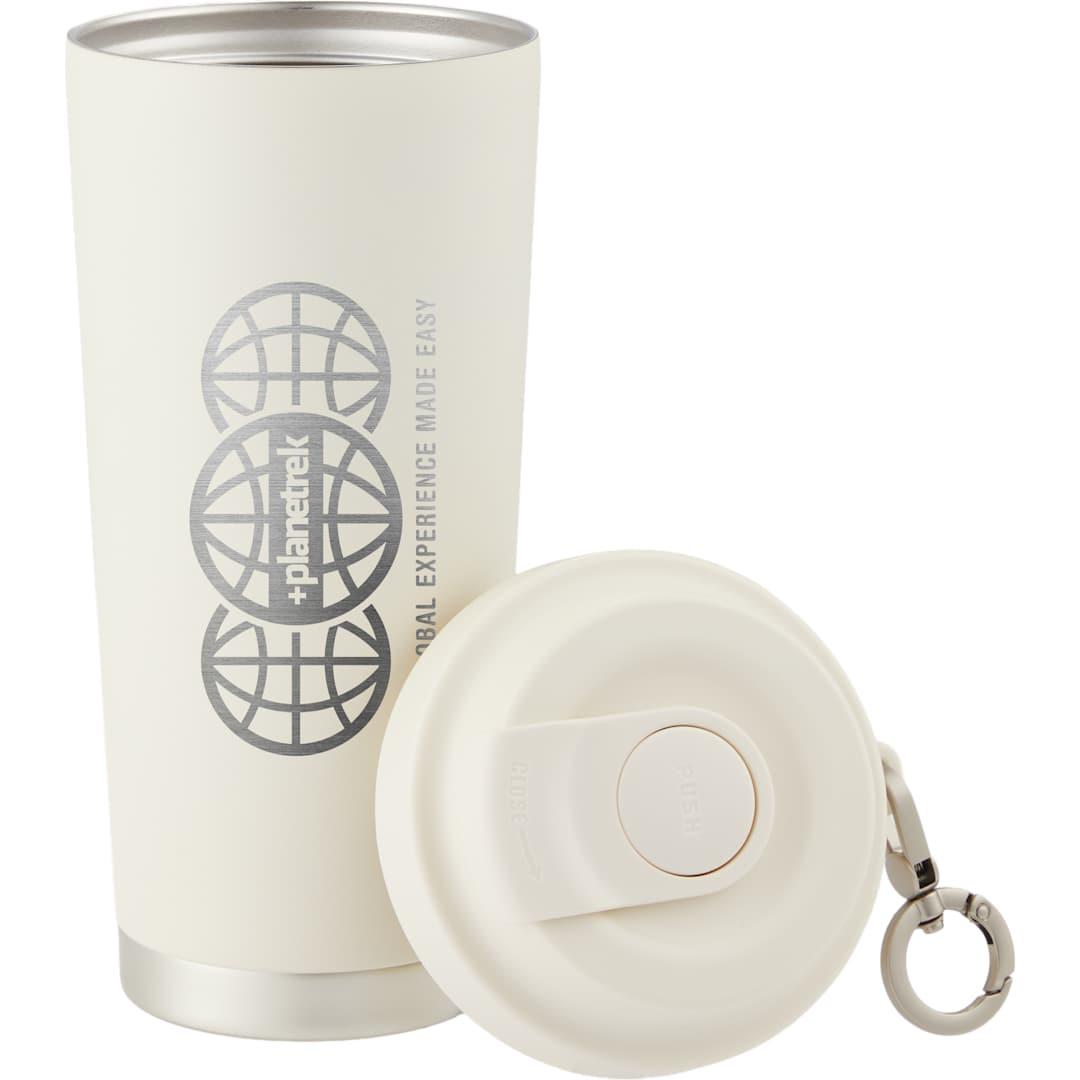Haley vacuum tumbler one touch opening lid 16oz Black miniatura 19