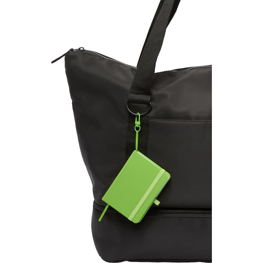 Mini recycled notebook w/ clip Black miniatura 20