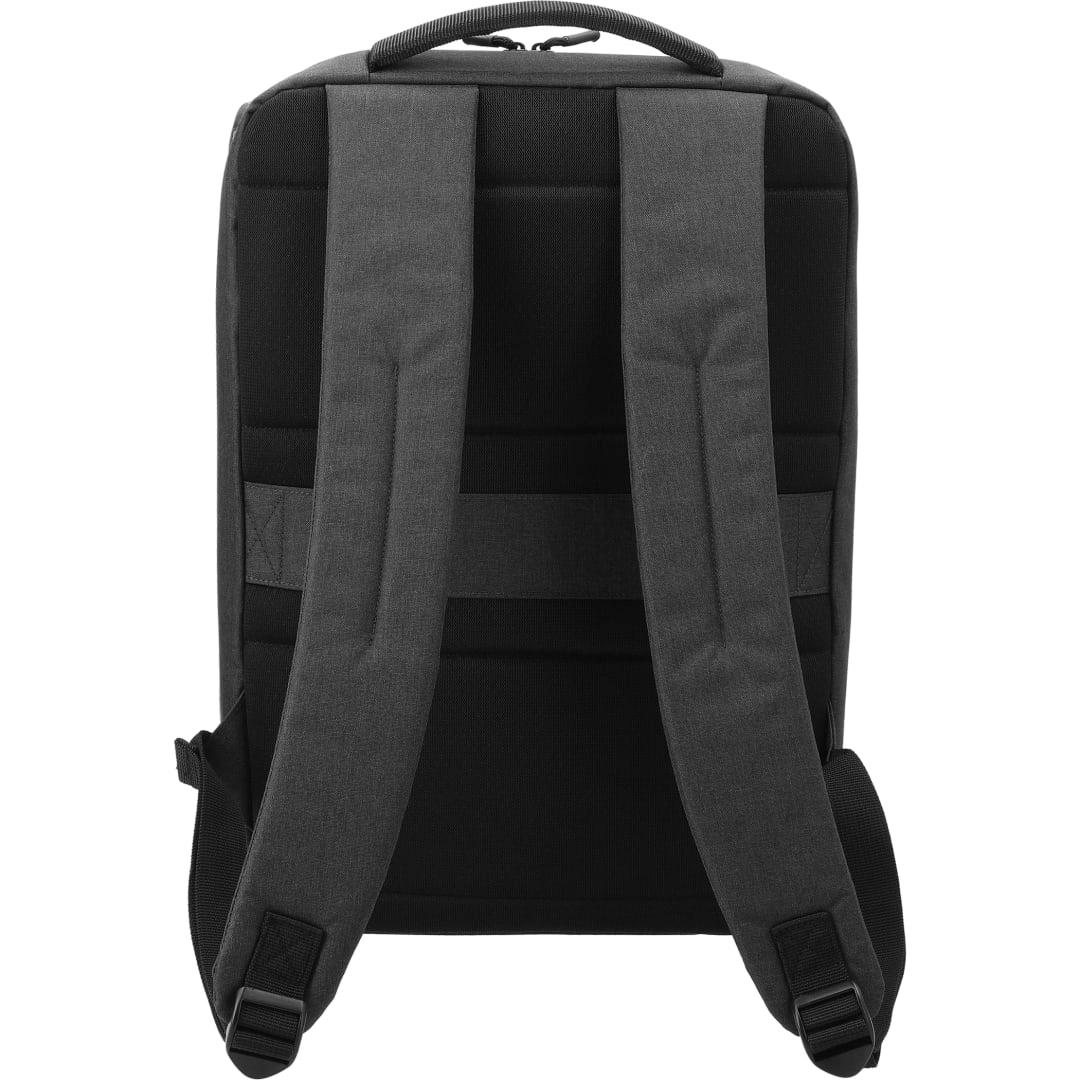 Aft recycled 15 computer backpack Navy Blue front