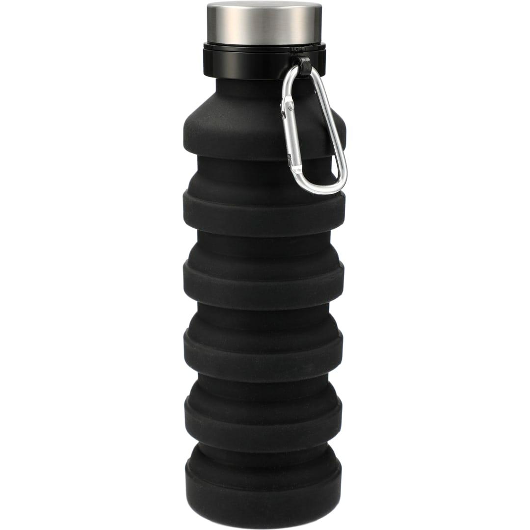 Zigoo silicone collapsible bottle 18oz Grey front