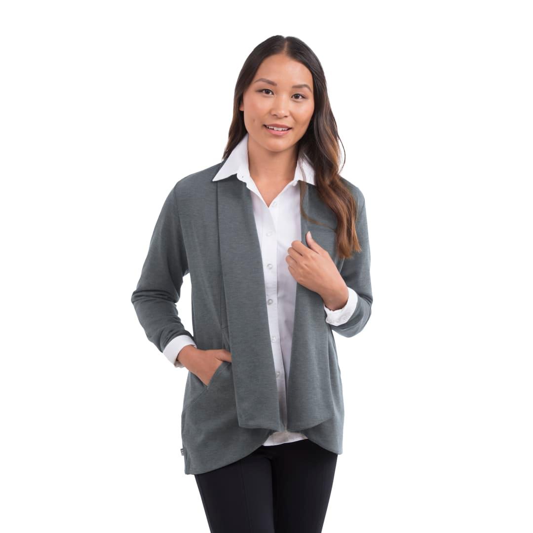 Womens equinox knit blazer Blue miniatura 19