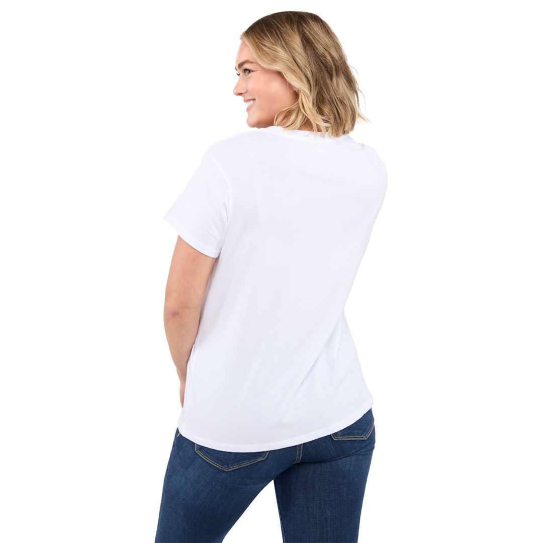 American giant cotton crew neck tee - womens White front