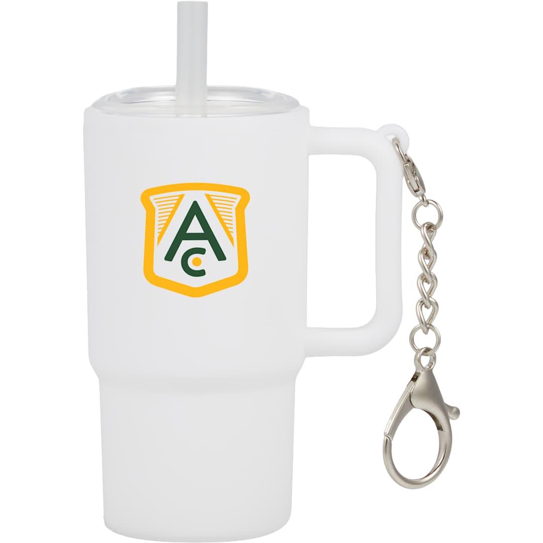 Shot glass tumbler w/ keychain 4oz Black miniatura 69