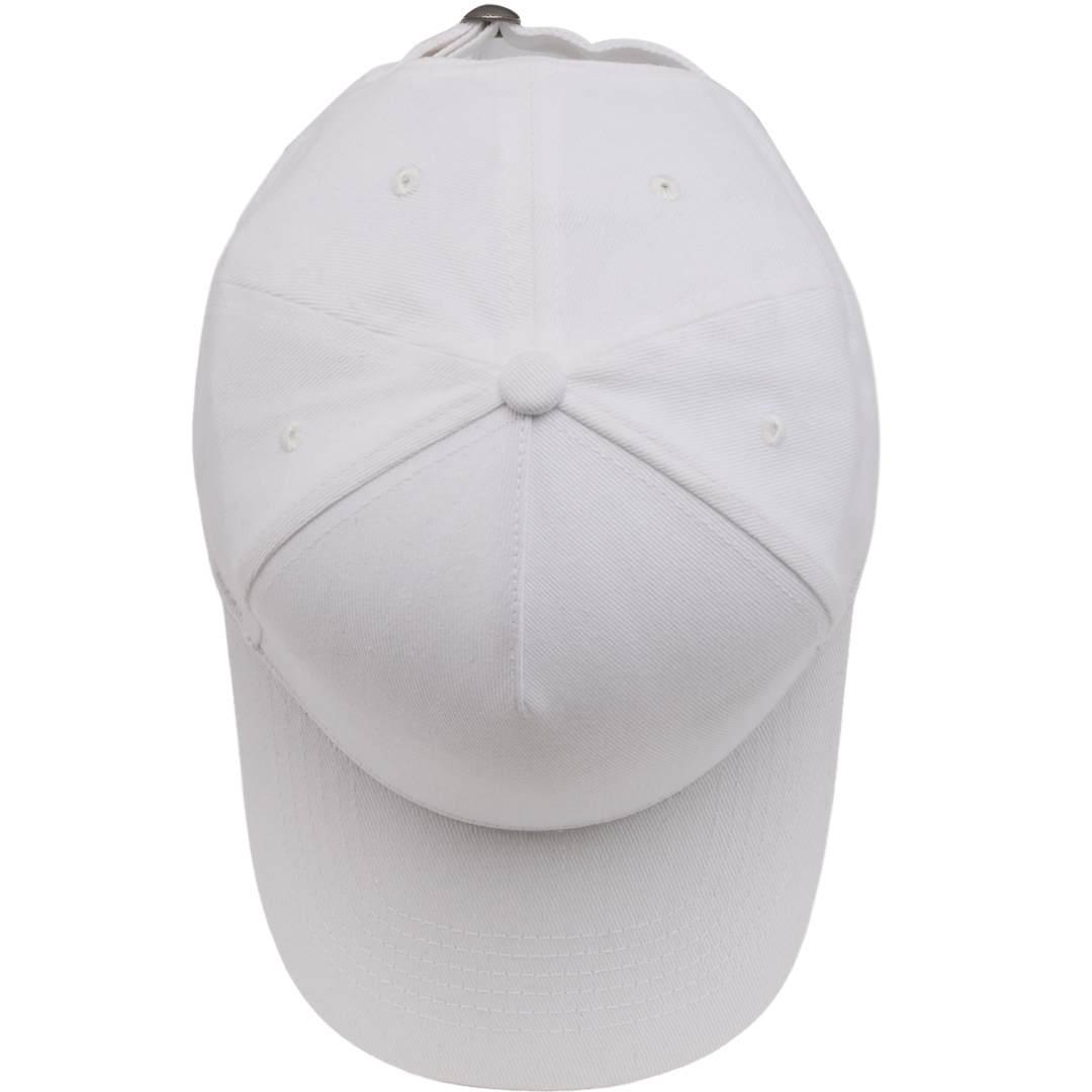 Recycled cotton twill 5 panel ballcap - unisex Black miniatura 6