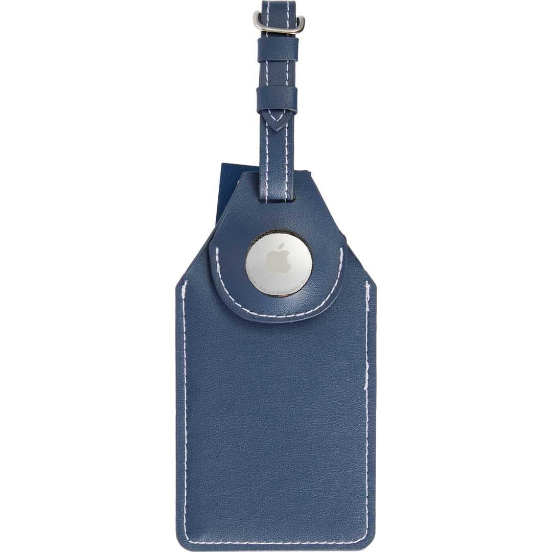 Wander & roam luggage tag w/ air tag holder Black miniatura 14