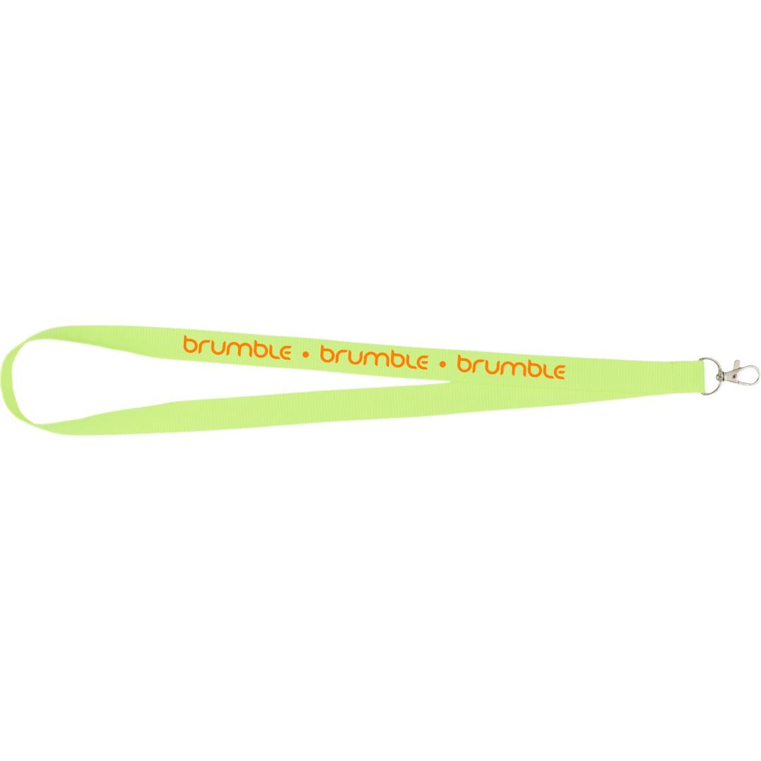 Neon recycled lanyard Blue miniatura 17
