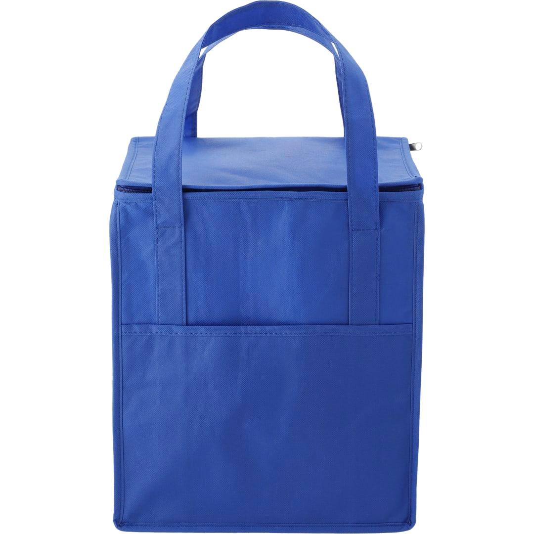 Hercules flat top insulated grocery tote Black miniatura 12