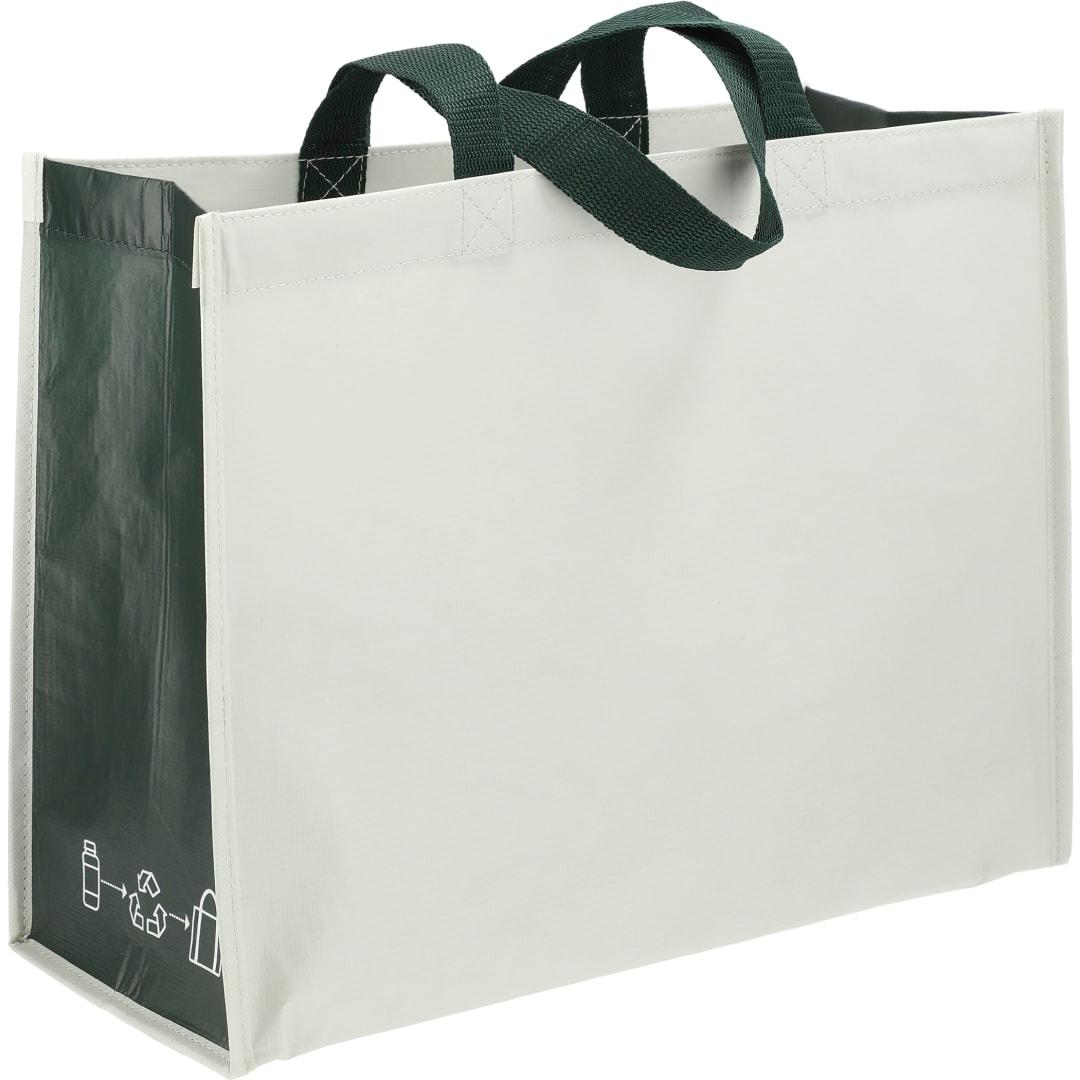 Rpet laminated matte shopper tote Black miniatura 8