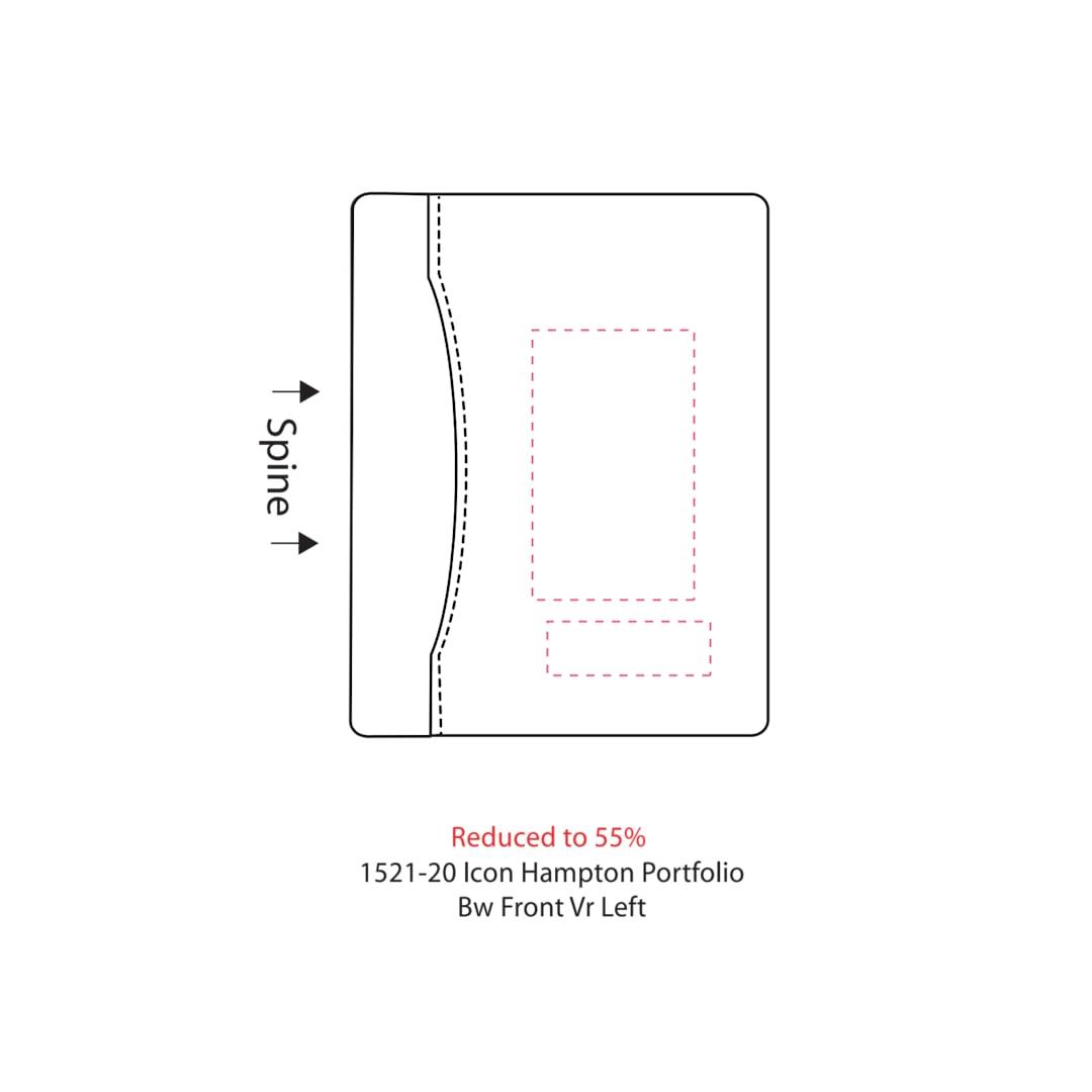Fsc® mix 7.5 x 9.5 hampton journal Navy Blue front