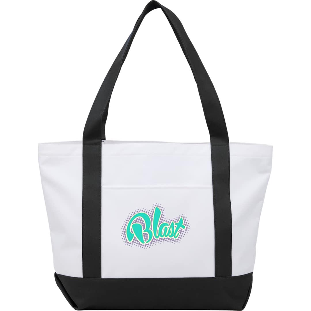 Oversized recyled canvas tote bag Black miniatura 7