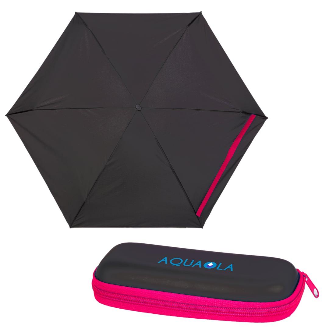 37 Compact travel umbrella with case Black miniatura 15