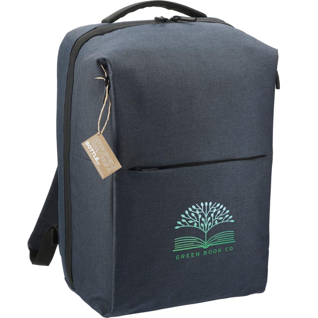 Aft recycled 15 computer backpack Navy Blue miniatura 14