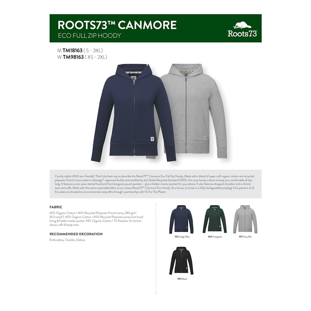 Roots73 canmore eco full zip hoody - womens Blue miniatura 23