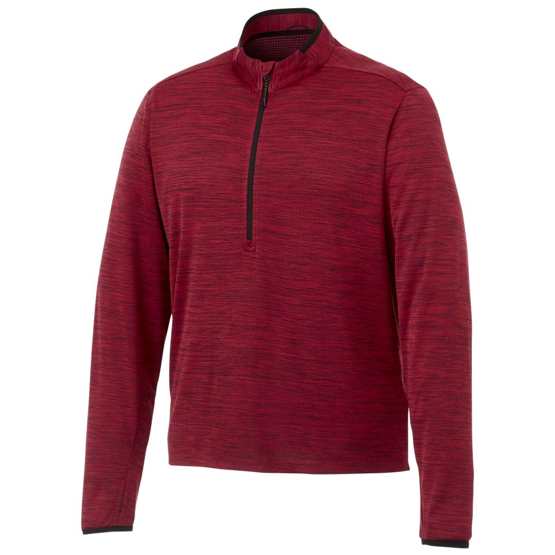 Mens mather knit half zip Dark Gray miniatura 8