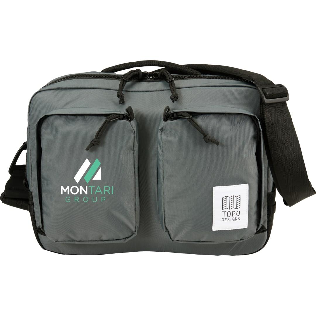 Topo recycled global briefcase Black miniatura 17