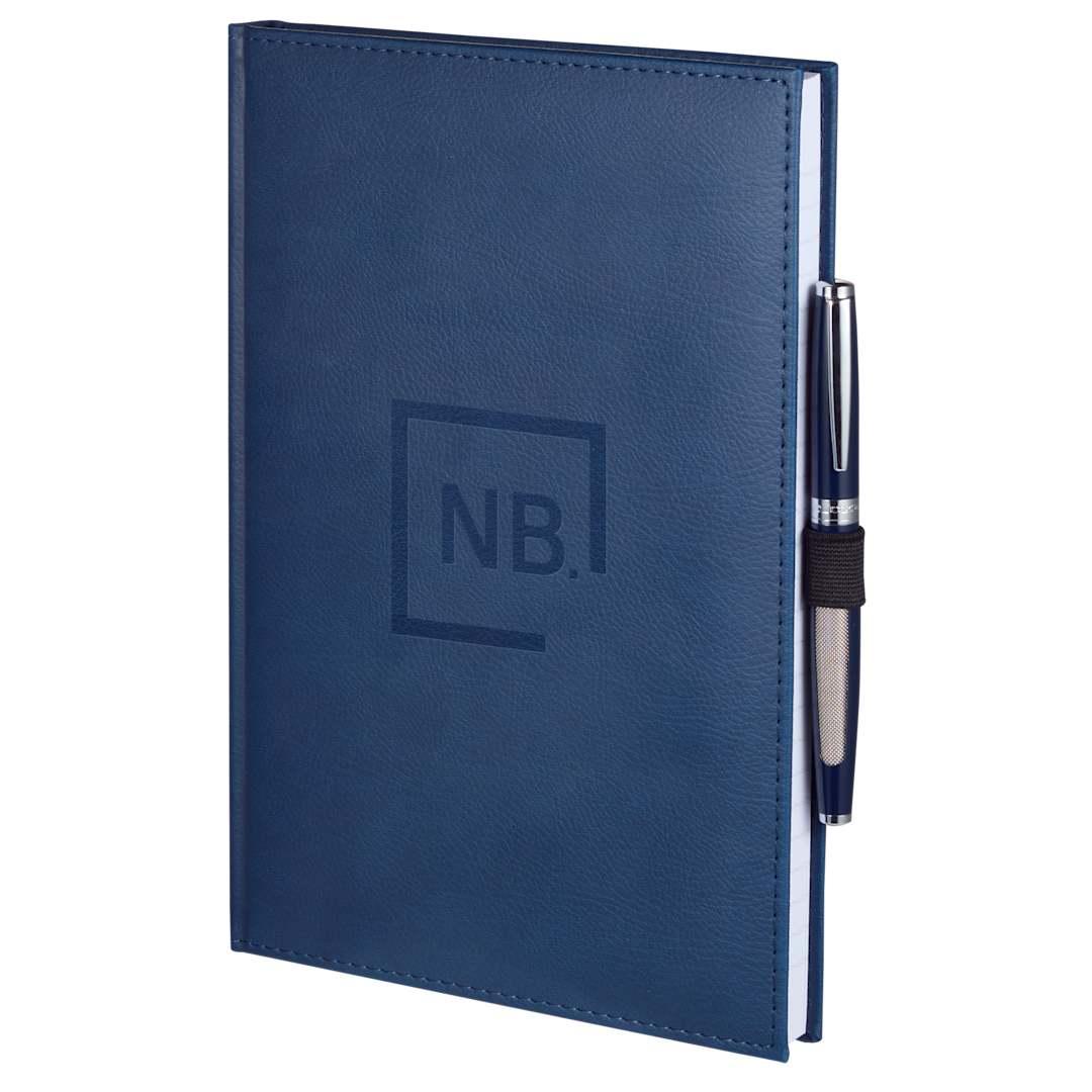 Fsc® mix 7 x 10 vicenza large bound journal Black miniatura 10