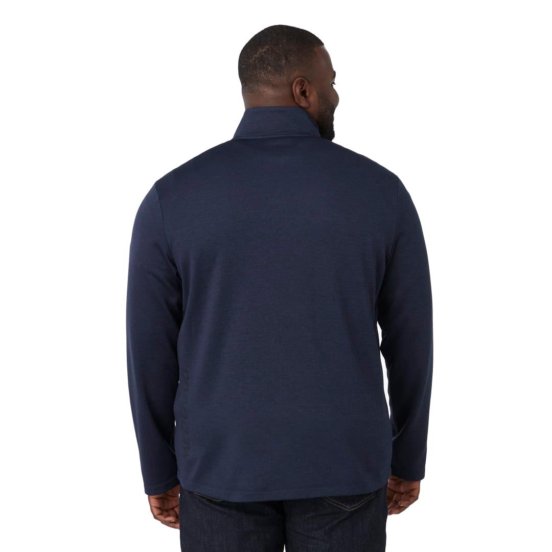 Merritt eco knit full zip - mens Navy Blue miniatura 5